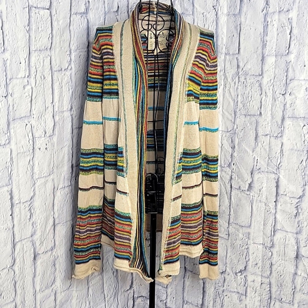 Billabong Multicolor Striped Cardigan